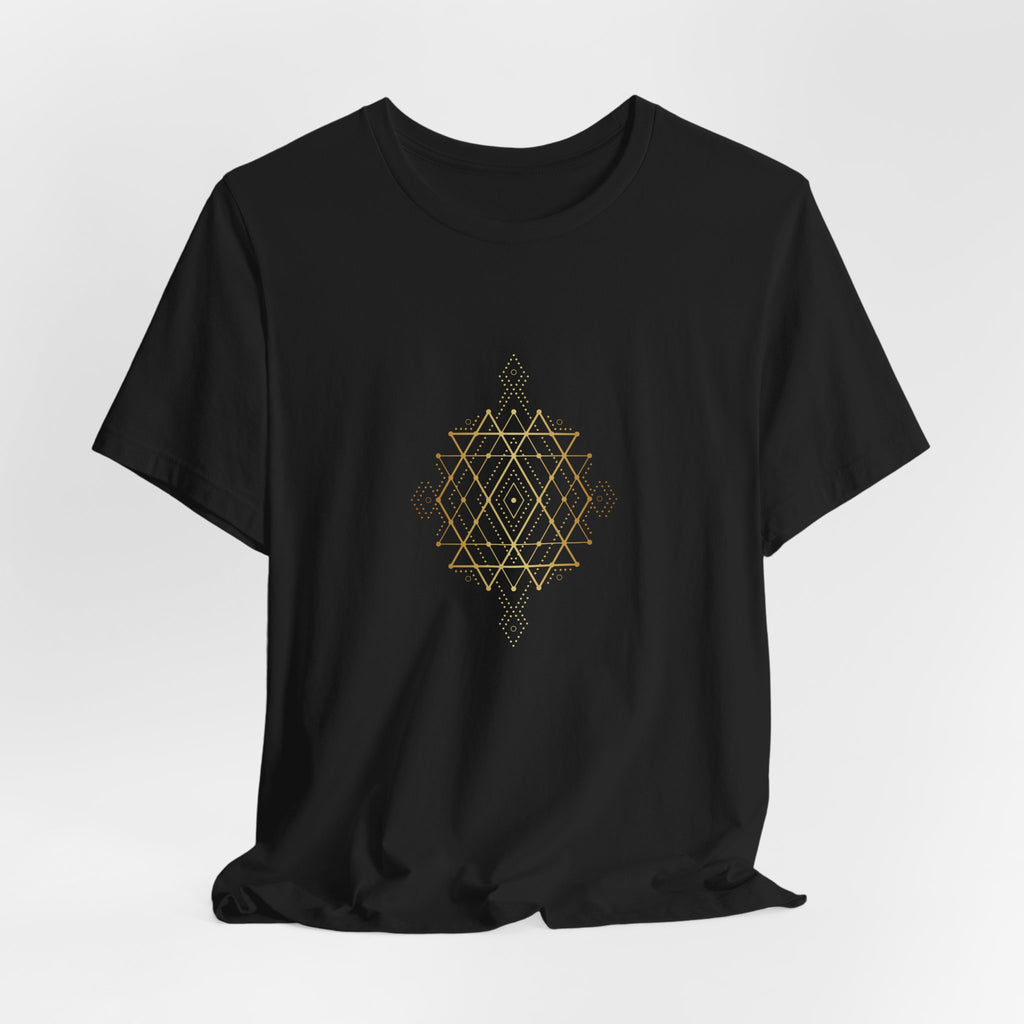 Intersecting Triangles Sacred Geometry T-Shirt | Spiritual Shirt — Sacred Math Cosmic Tee