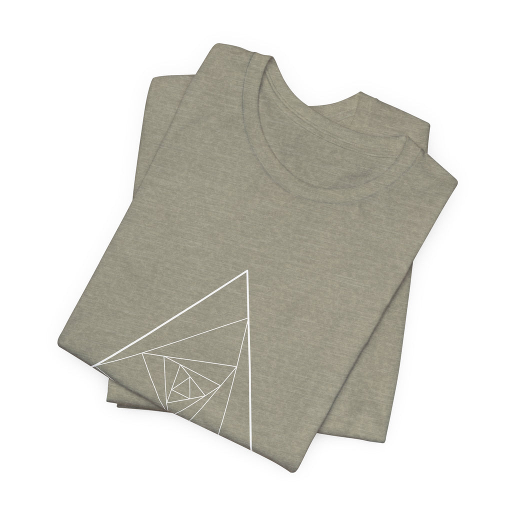 Spinning Triangles Sacred Geometry T-Shirt | Spiritual Shirt — Sacred Math Awakening Tee