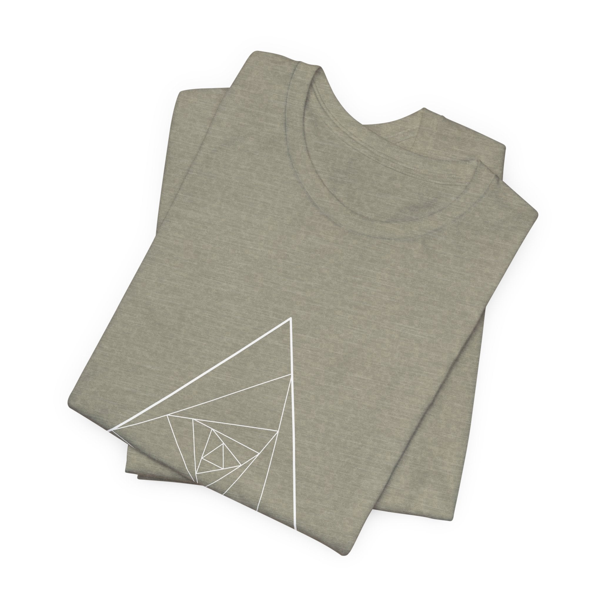 Spinning Triangles Sacred Geometry T-Shirt | Spiritual Shirt — Sacred Math Awakening Tee