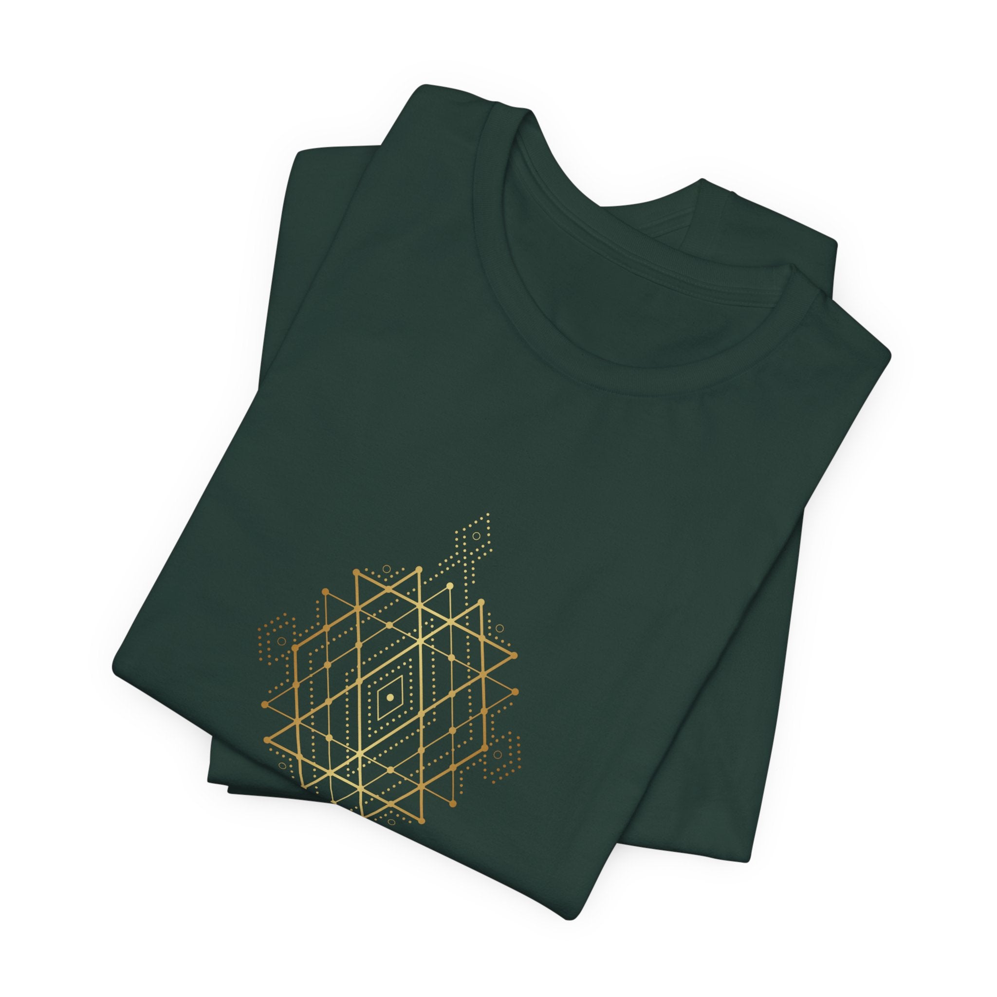 Intersecting Triangles Sacred Geometry T-Shirt | Spiritual Shirt — Sacred Math Cosmic Tee