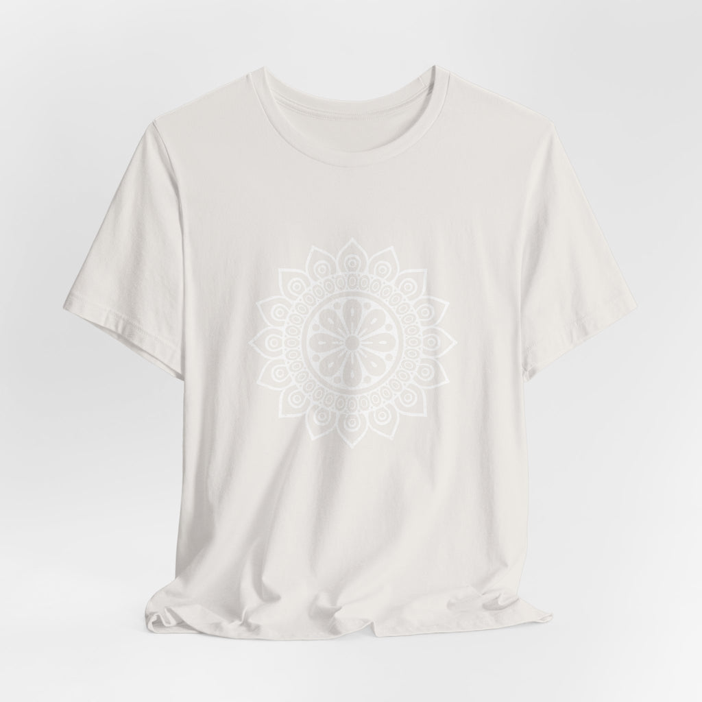 Mandala 8 Distressed T-Shirt | Spiritual Mandala Shirt — Sacred Geometry Gift Tee