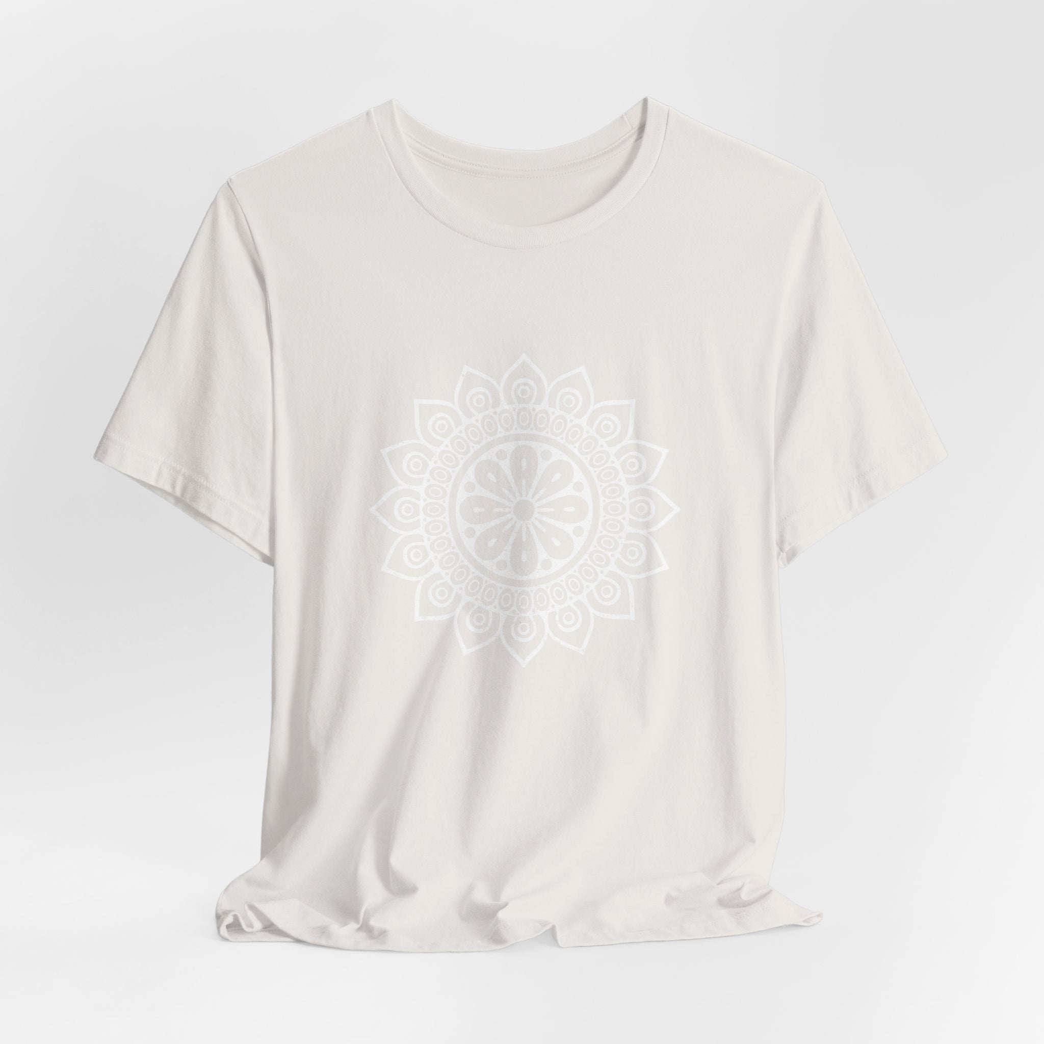 Mandala 8 Distressed T-Shirt | Spiritual Mandala Shirt — Sacred Geometry Gift Tee