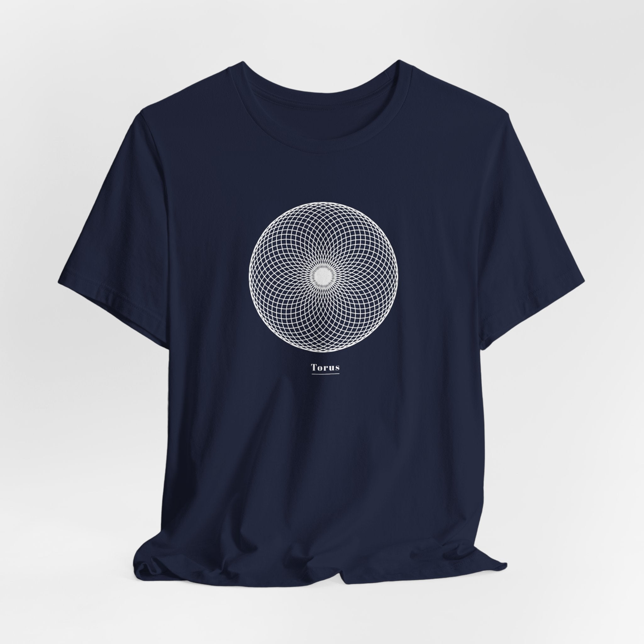 Torus Sacred Geometry T-Shirt | Energy Field Shirt — Spiritual Physics Tee Toroidal Flow