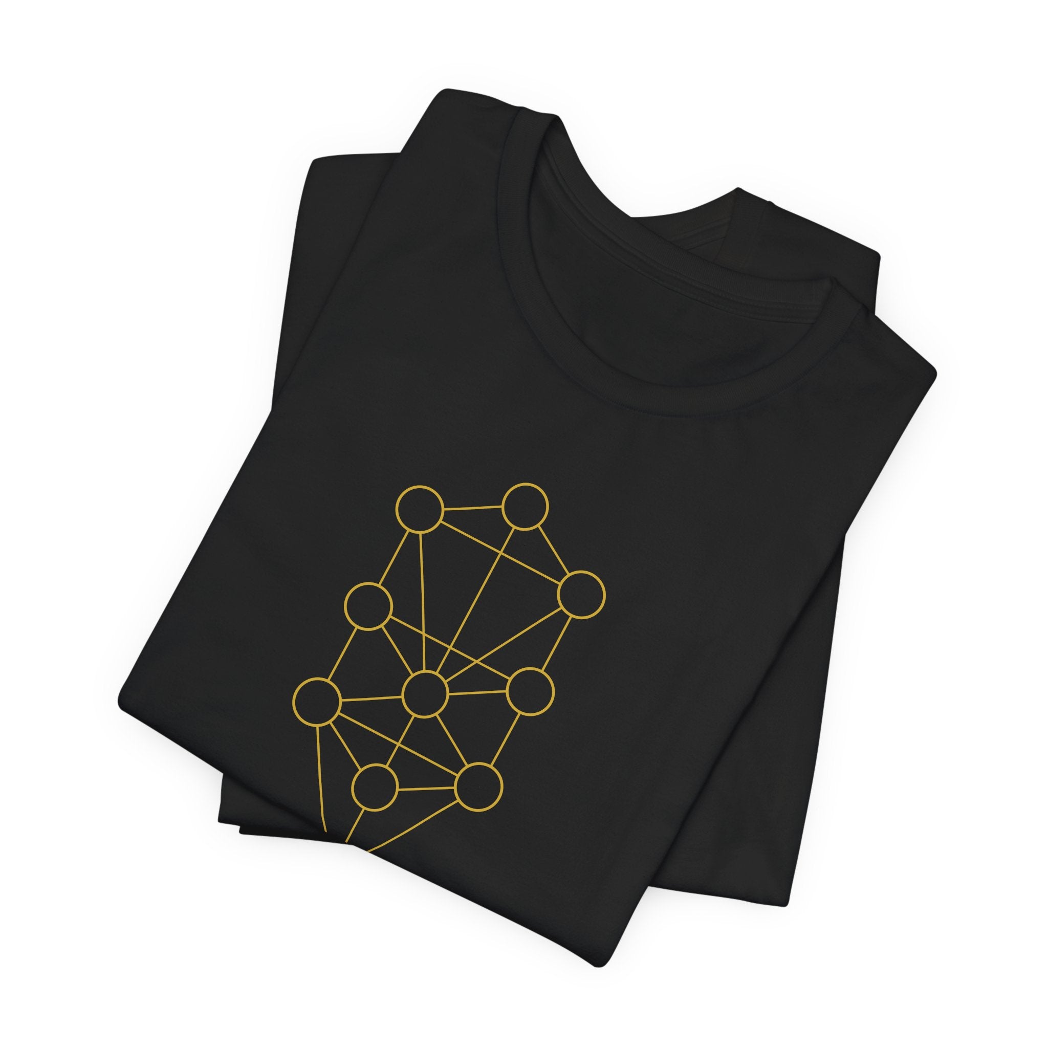Tree of Life Gold Series T-Shirt | Premium Sacred Geometry Shirt — Gold Ink Spiritual Nature Tee