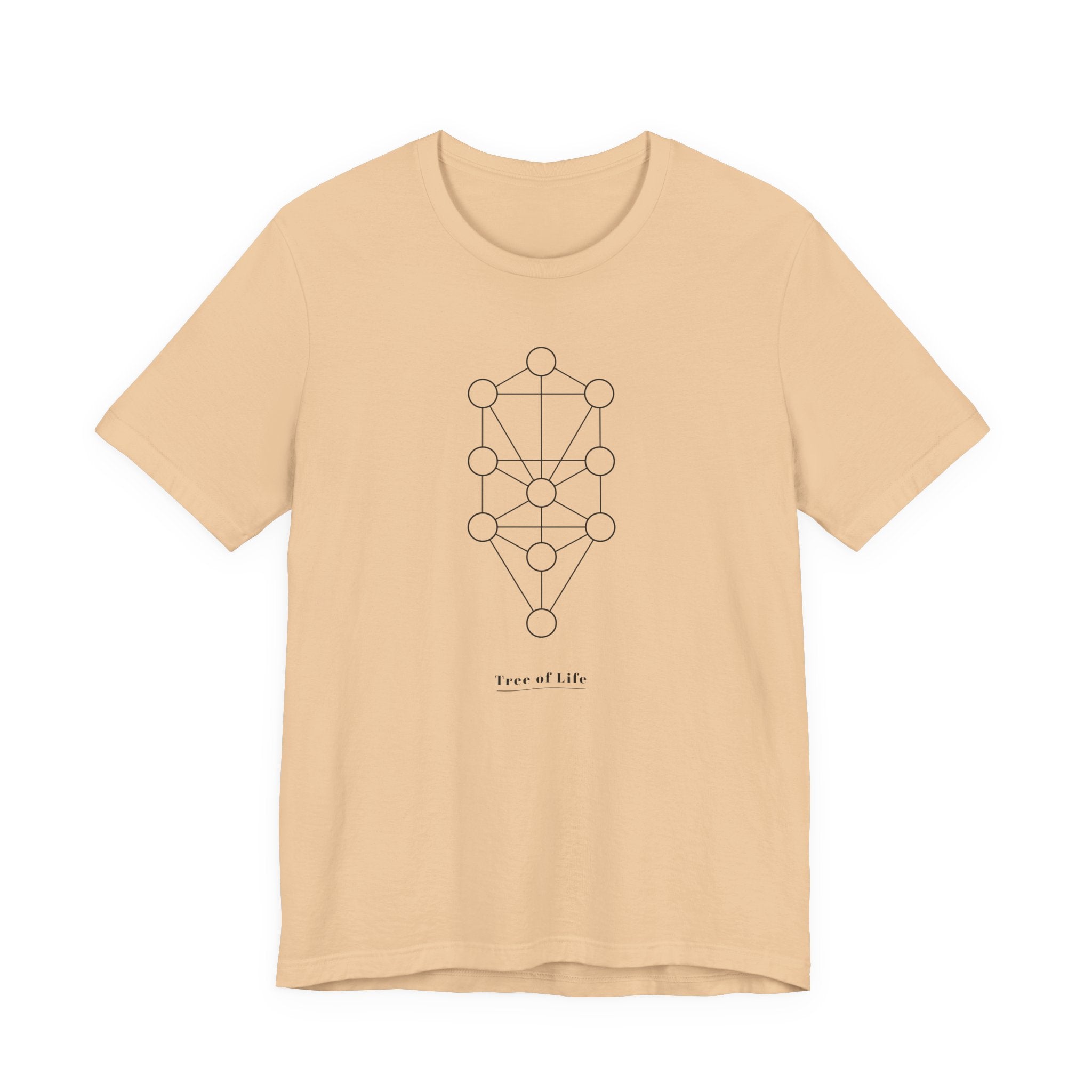 Tree of Life Sacred Geometry T-Shirt | Spiritual Nature Shirt — Mindfulness Gift Yoga Tee
