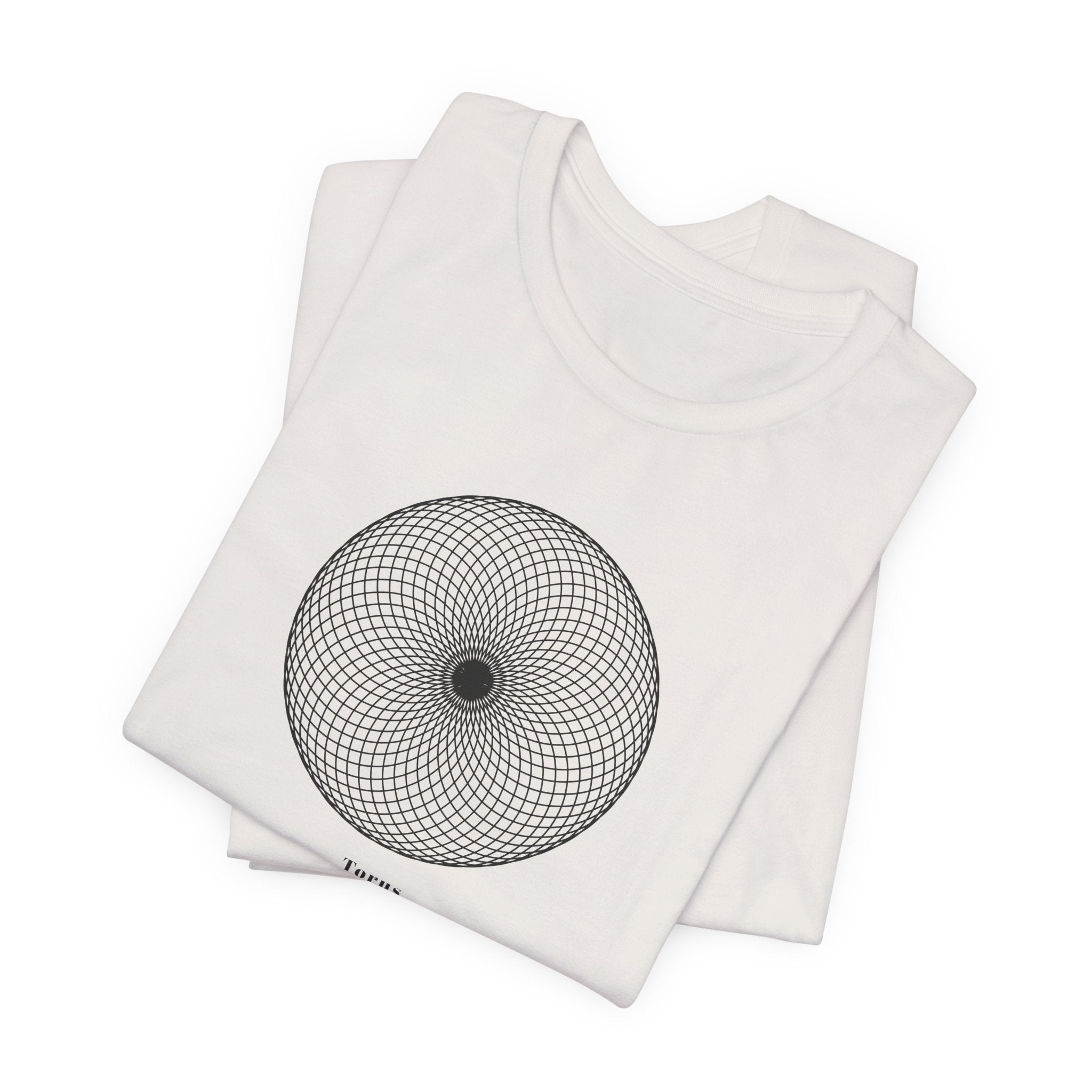 Torus Sacred Geometry T-Shirt | Energy Field Shirt — Spiritual Physics Tee Toroidal Flow