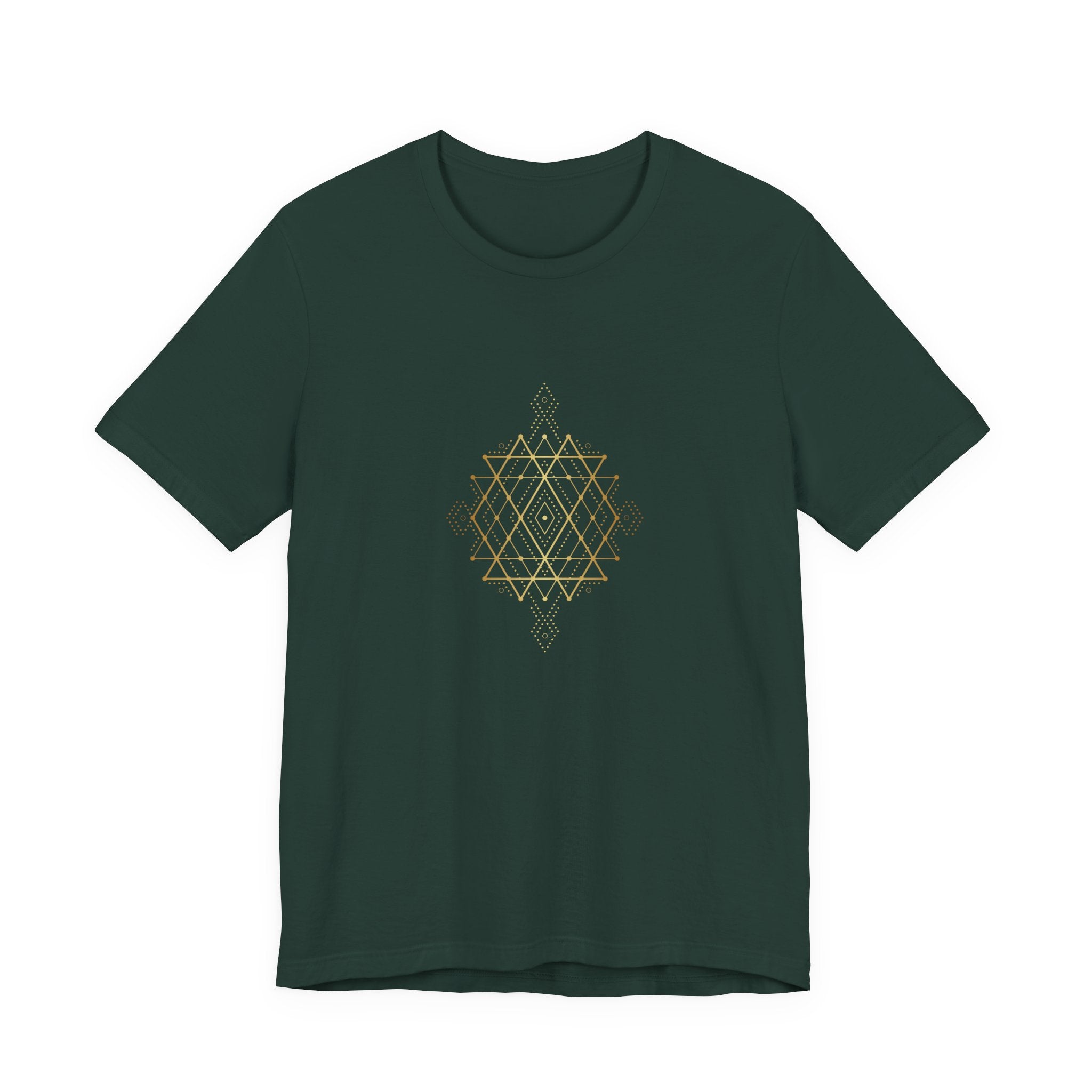 Intersecting Triangles Sacred Geometry T-Shirt | Spiritual Shirt — Sacred Math Cosmic Tee
