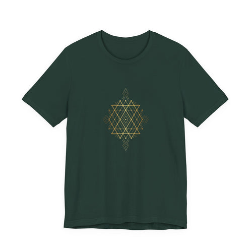 Intersecting Triangles Sacred Geometry T-Shirt | Spiritual Shirt — Sacred Math Cosmic Tee