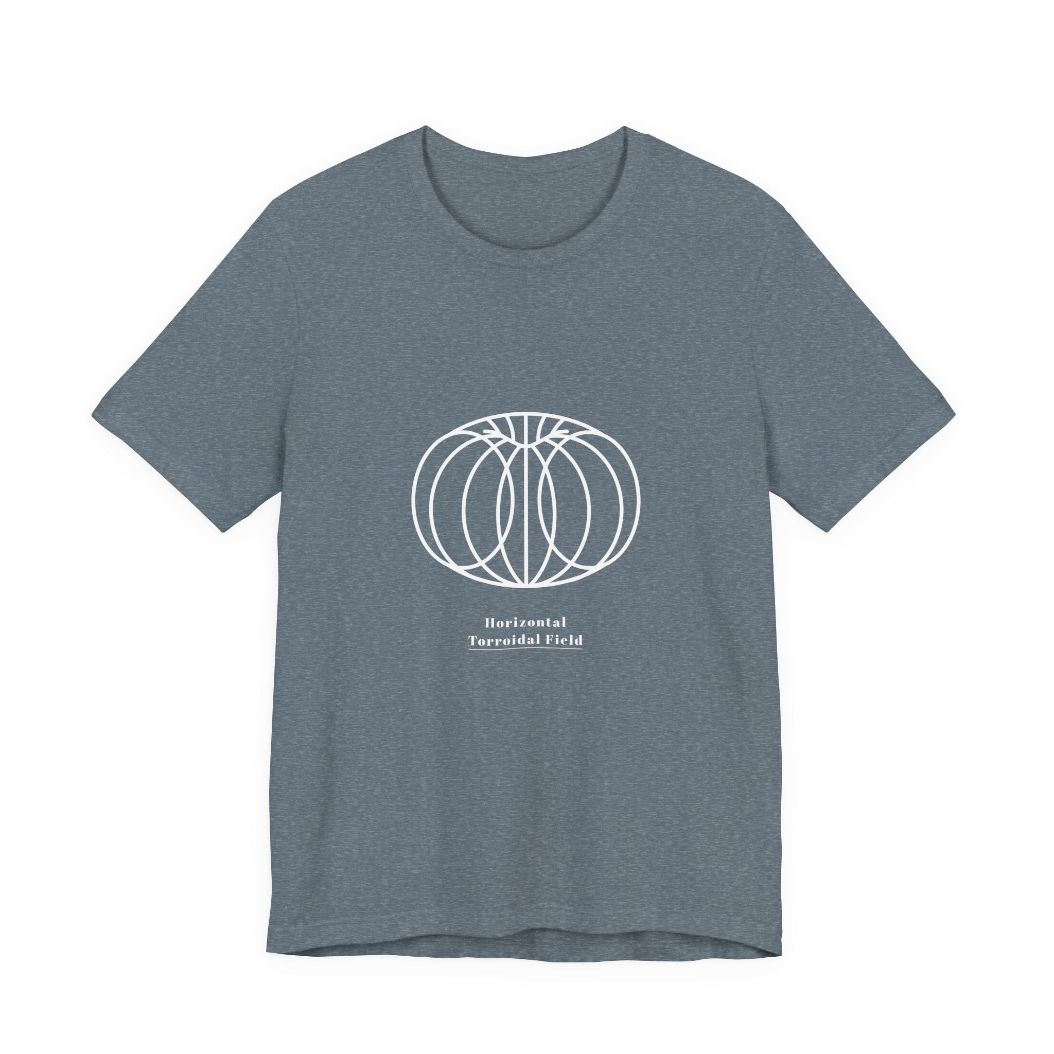 Toroidal Field Sacred Geometry T-Shirt | Energy Field Shirt — Universal Flow Spiritual Tee