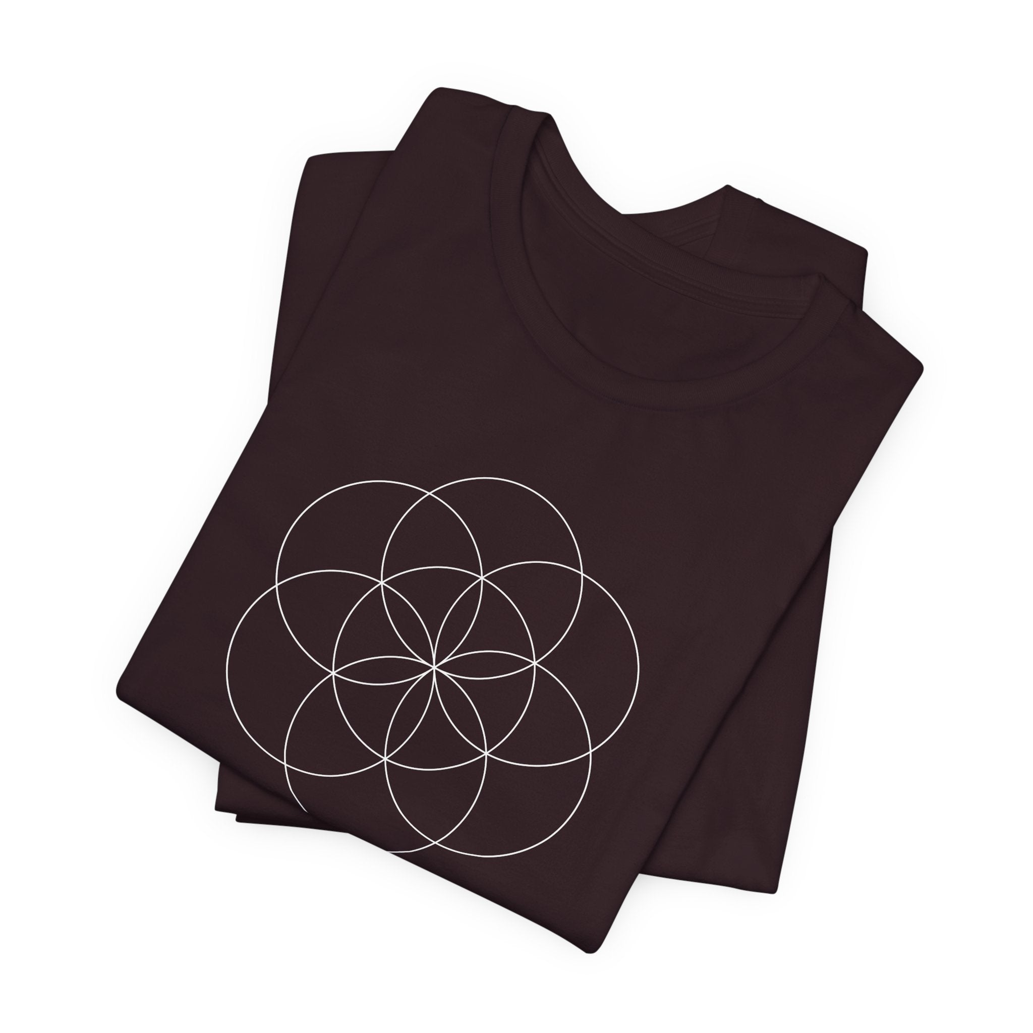 Seed of Life Sacred Geometry T-Shirt | Creation Symbol Shirt — Spiritual Gift Flower of Life Tee