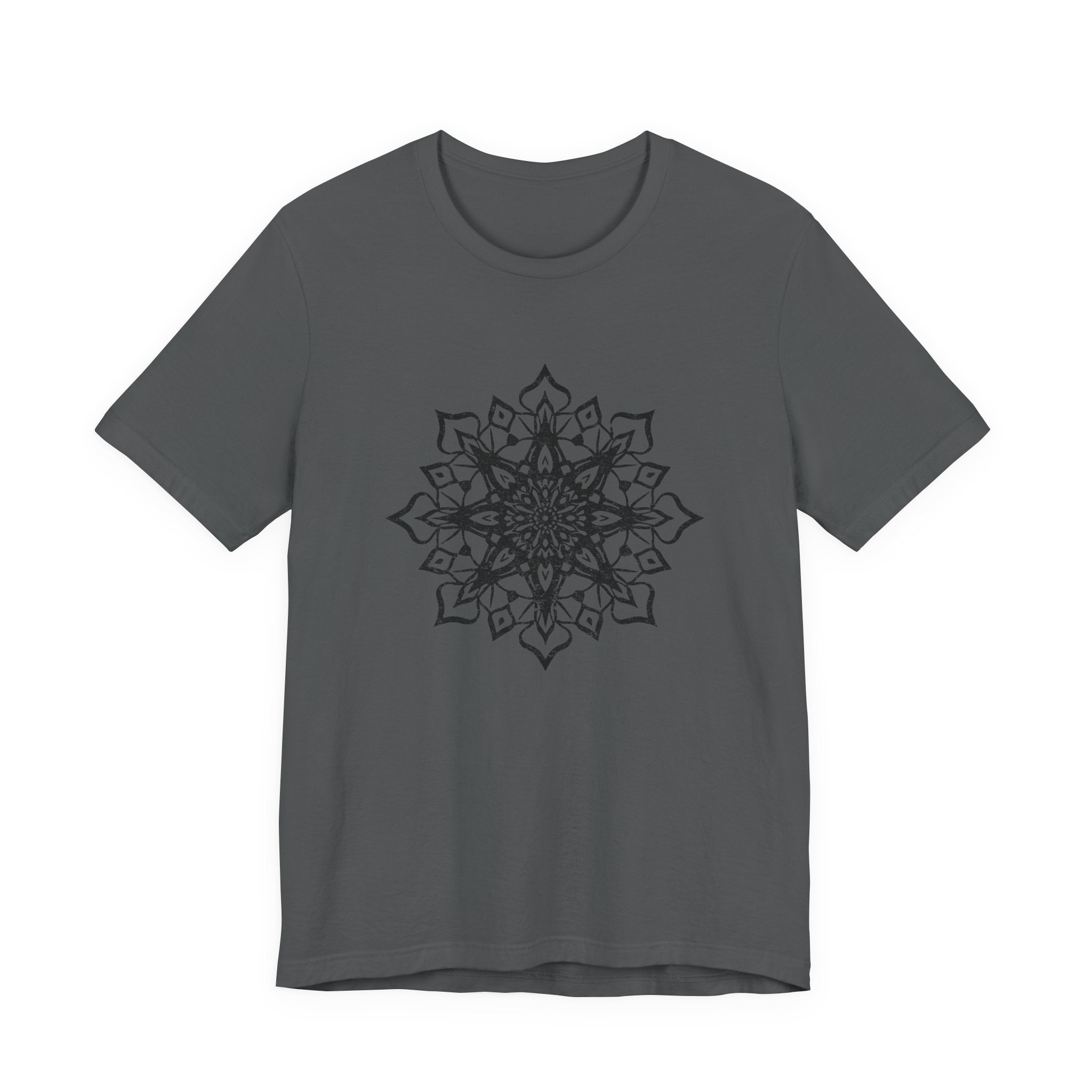Mandala 1 Distressed T-Shirt | Spiritual Mandala Shirt — Sacred Geometry Gift Tee