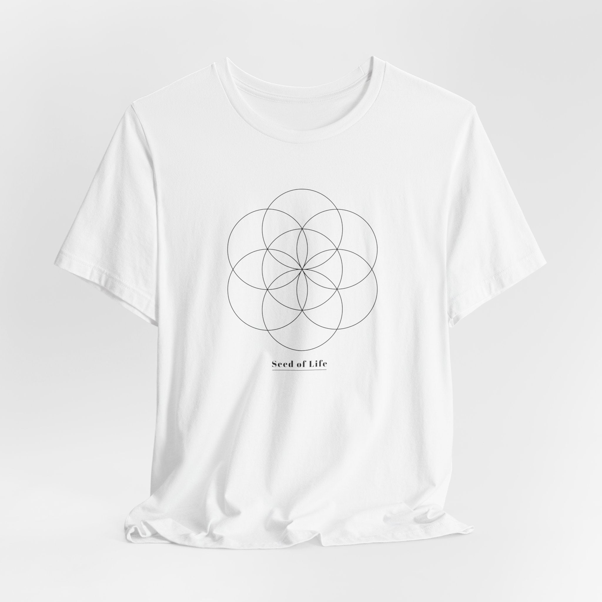 Seed of Life Sacred Geometry T-Shirt | Creation Symbol Shirt — Spiritual Gift Flower of Life Tee
