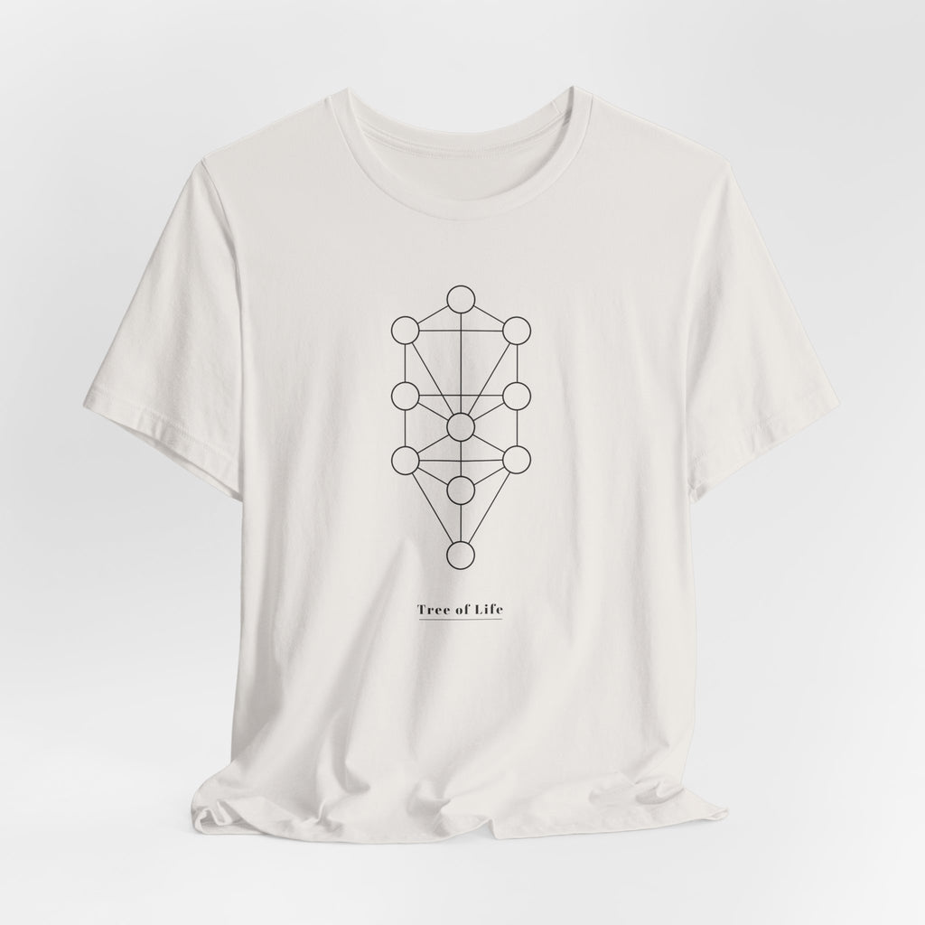 Tree of Life Sacred Geometry T-Shirt | Spiritual Nature Shirt — Mindfulness Gift Yoga Tee