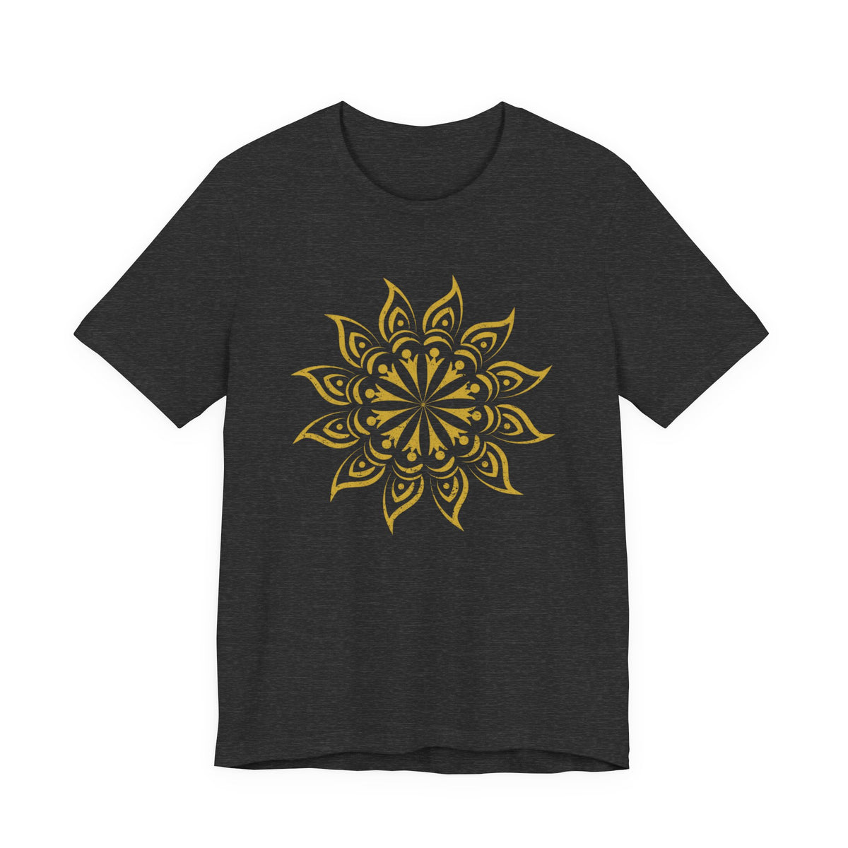 Mandala 2 Distressed T-Shirt | Spiritual Mandala Shirt — Sacred Geometry Gift Tee