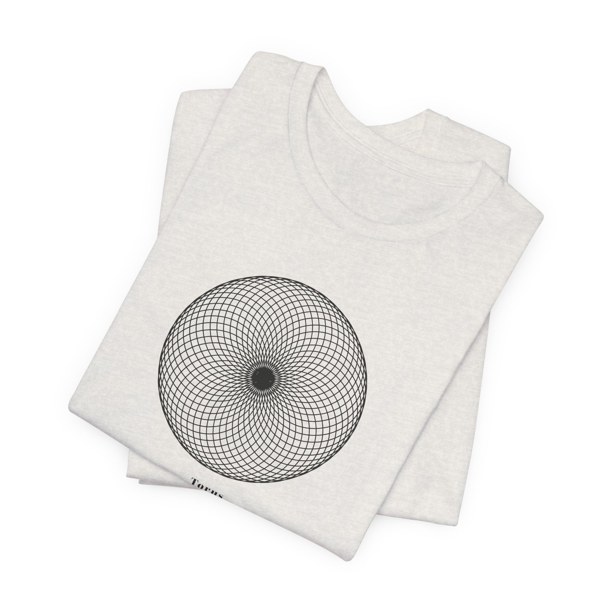 Torus Sacred Geometry T-Shirt | Energy Field Shirt — Spiritual Physics Tee Toroidal Flow