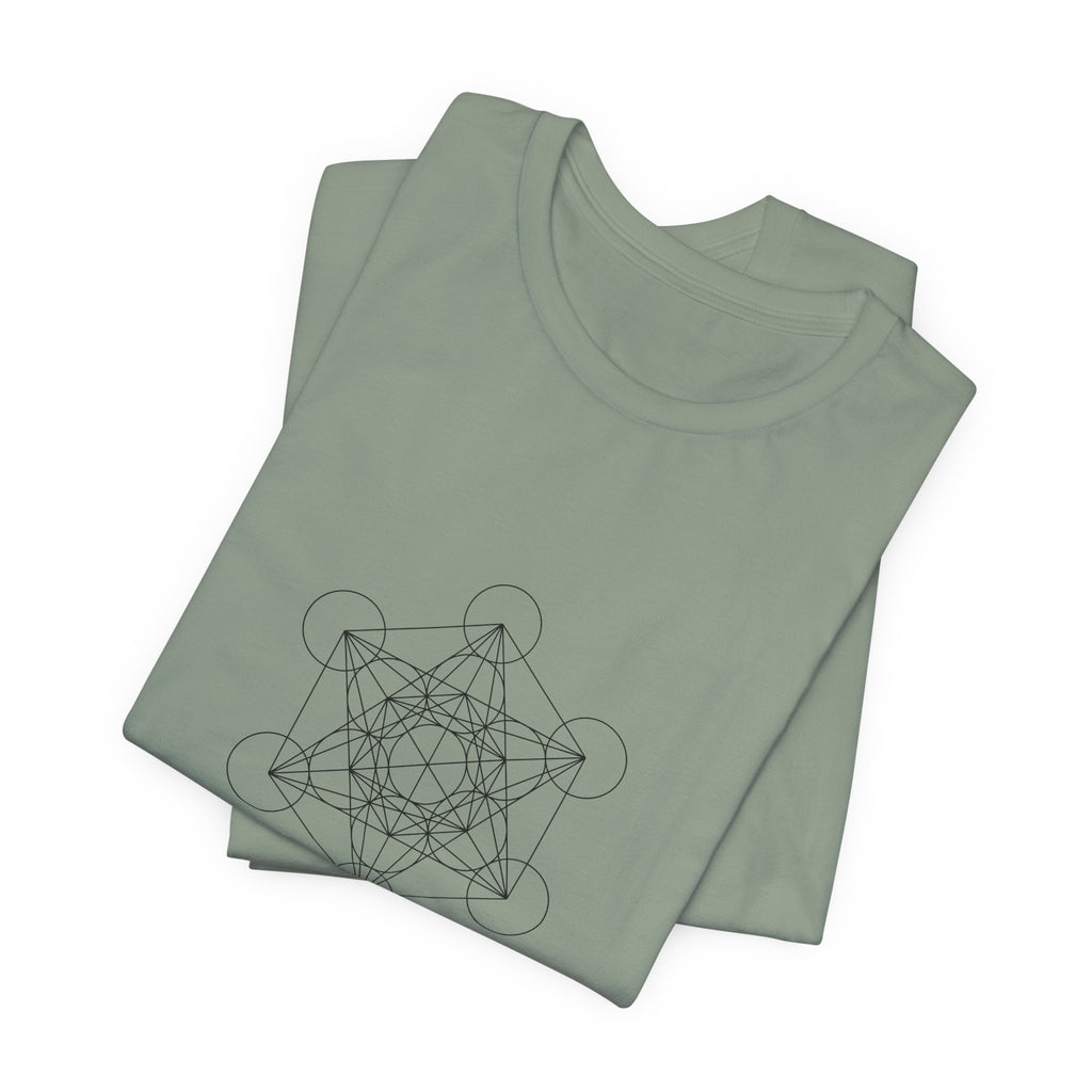 Metatron's Cube Sacred Geometry T-Shirt | Spiritual Shirt — Sacred Math Gift Archangel Tee