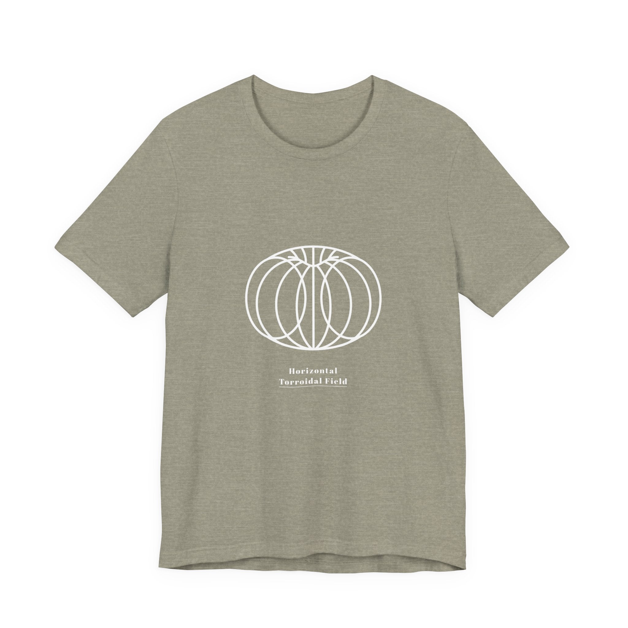 Toroidal Field Sacred Geometry T-Shirt | Energy Field Shirt — Universal Flow Spiritual Tee