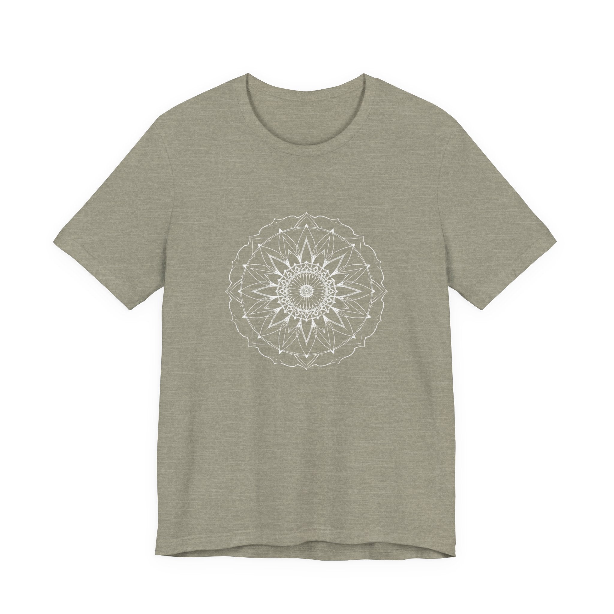 Mandala 6 Distressed T-Shirt | Spiritual Mandala Shirt — Sacred Geometry Gift Tee