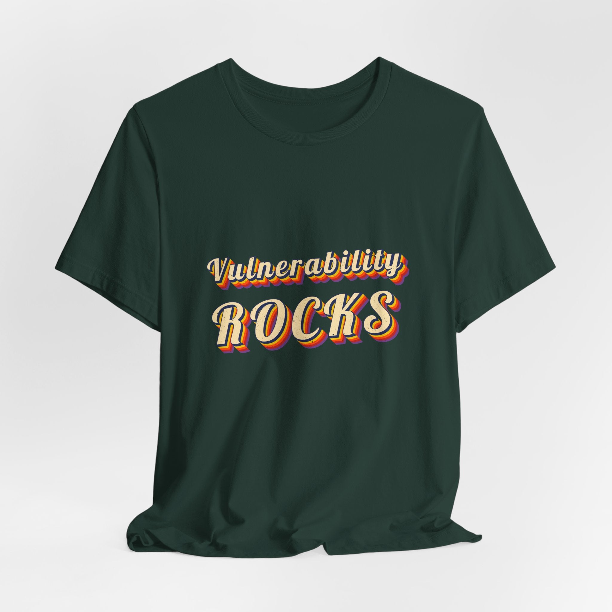 Vulnerability Rocks T-Shirt | Inspirational Shirt — Brene Brown Inspired Self Love Tee