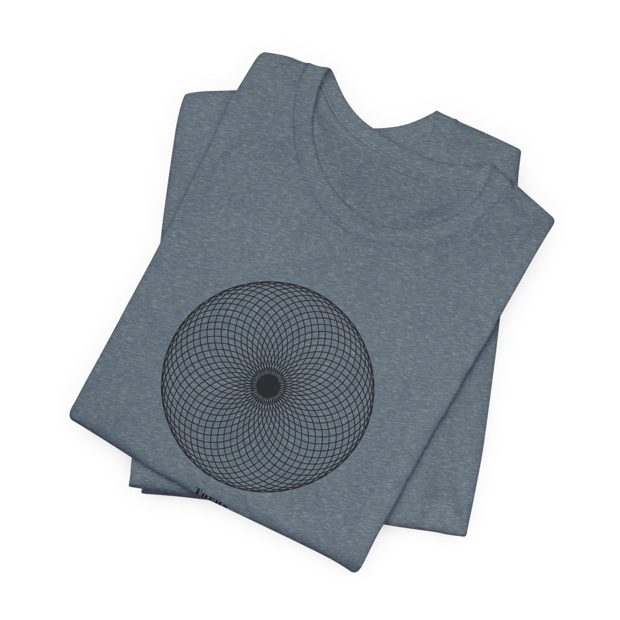 Torus Sacred Geometry T-Shirt | Energy Field Shirt — Spiritual Physics Tee Toroidal Flow