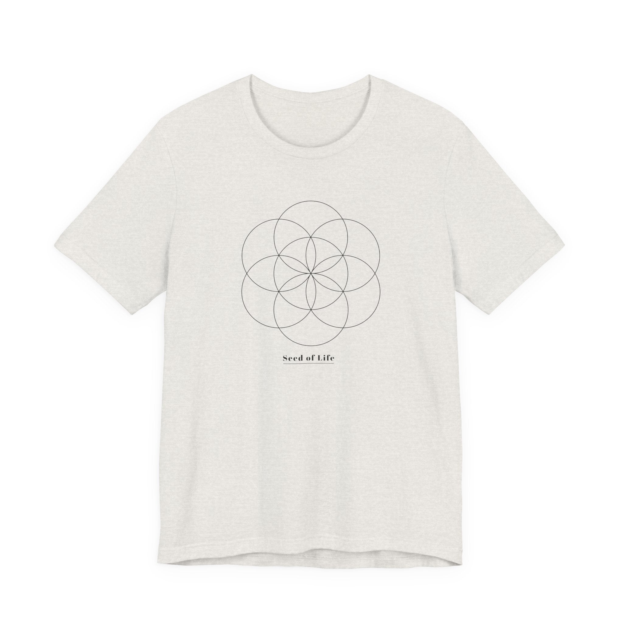 Seed of Life Sacred Geometry T-Shirt | Creation Symbol Shirt — Spiritual Gift Flower of Life Tee