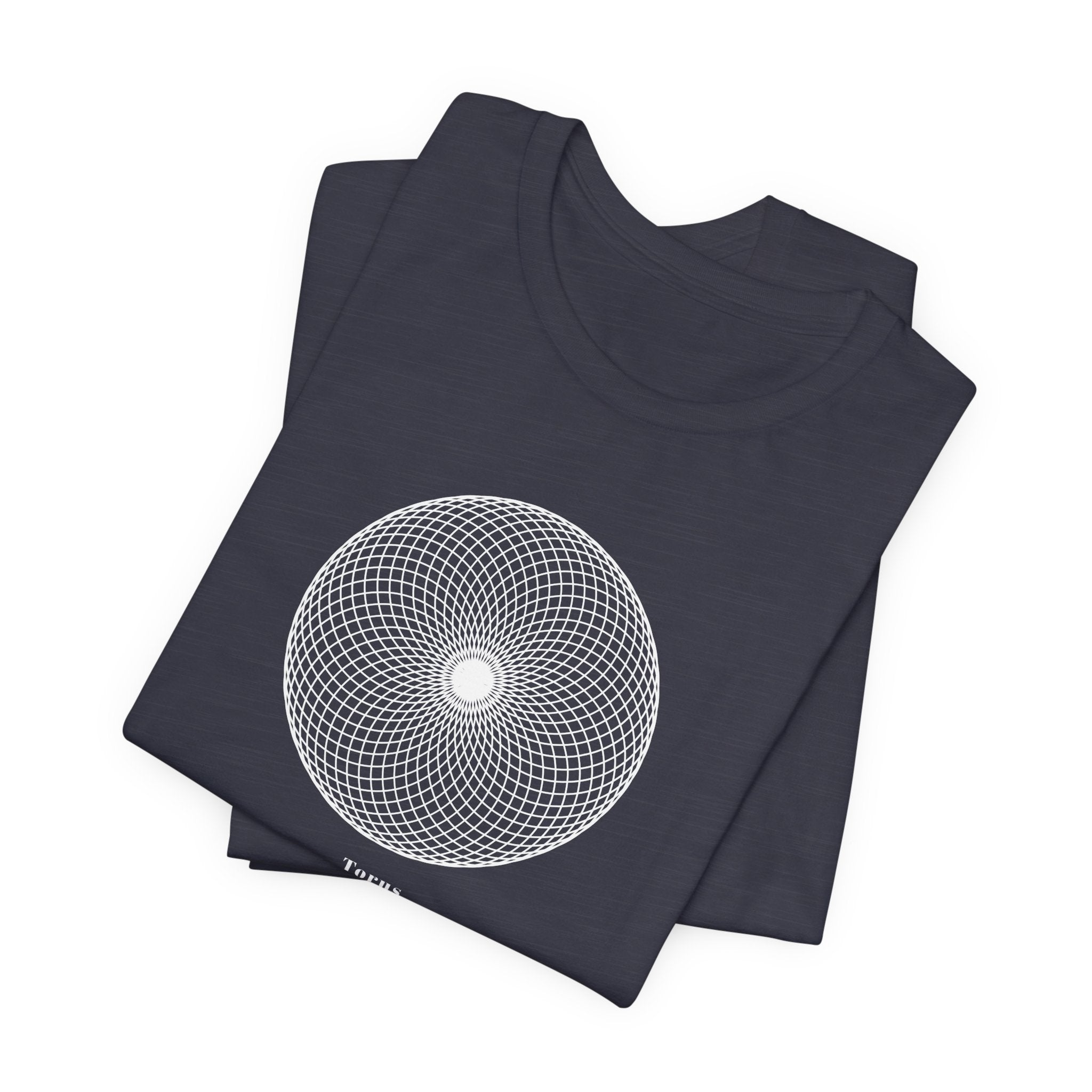 Torus Sacred Geometry T-Shirt | Energy Field Shirt — Spiritual Physics Tee Toroidal Flow
