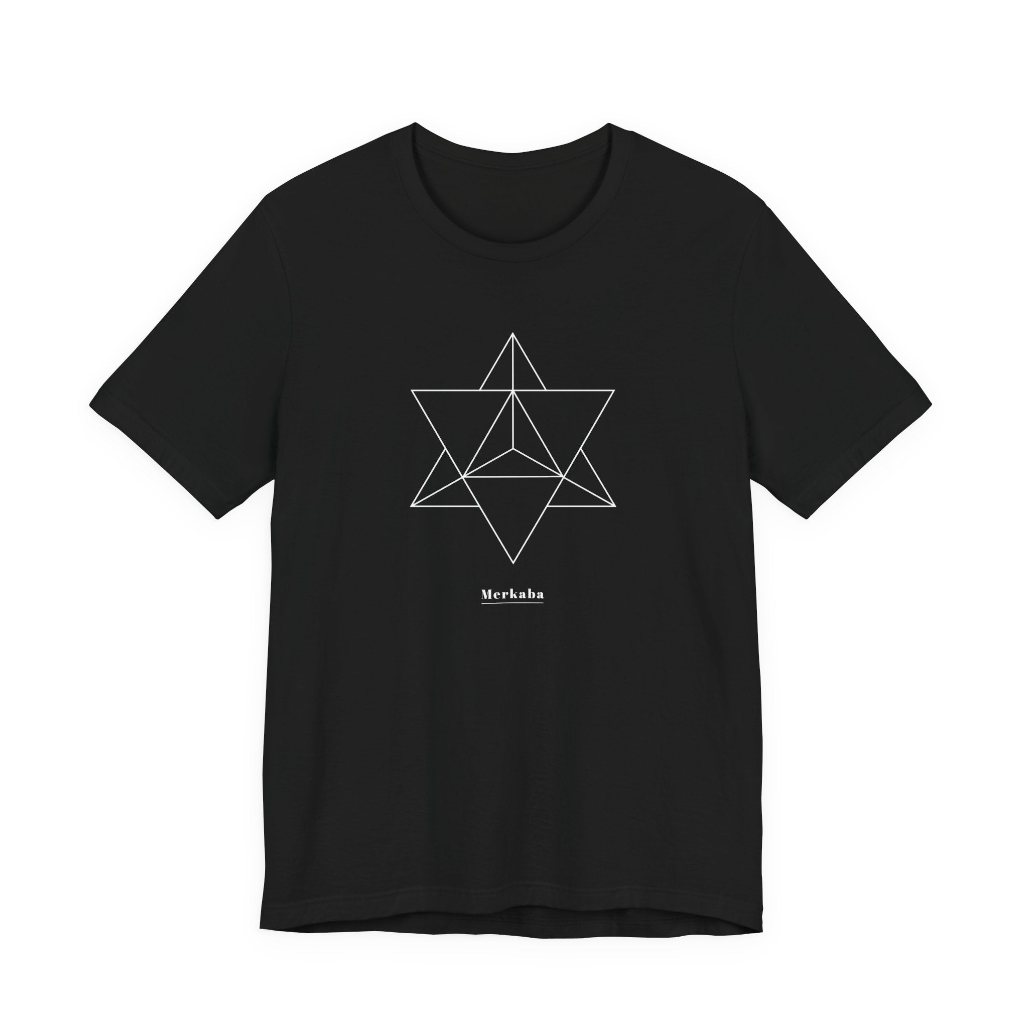Merkaba Sacred Geometry T-Shirt | Spiritual Awakening Shirt — Metaphysical Gift for Yoga Meditation