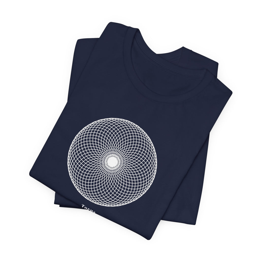 Torus Sacred Geometry T-Shirt | Energy Field Shirt — Spiritual Physics Tee Toroidal Flow