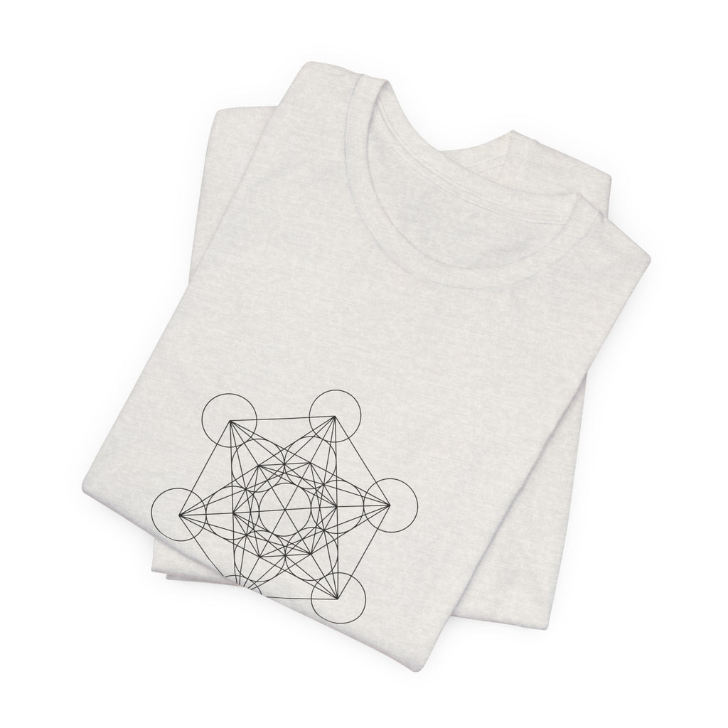 Metatron's Cube Sacred Geometry T-Shirt | Spiritual Shirt — Sacred Math Gift Archangel Tee