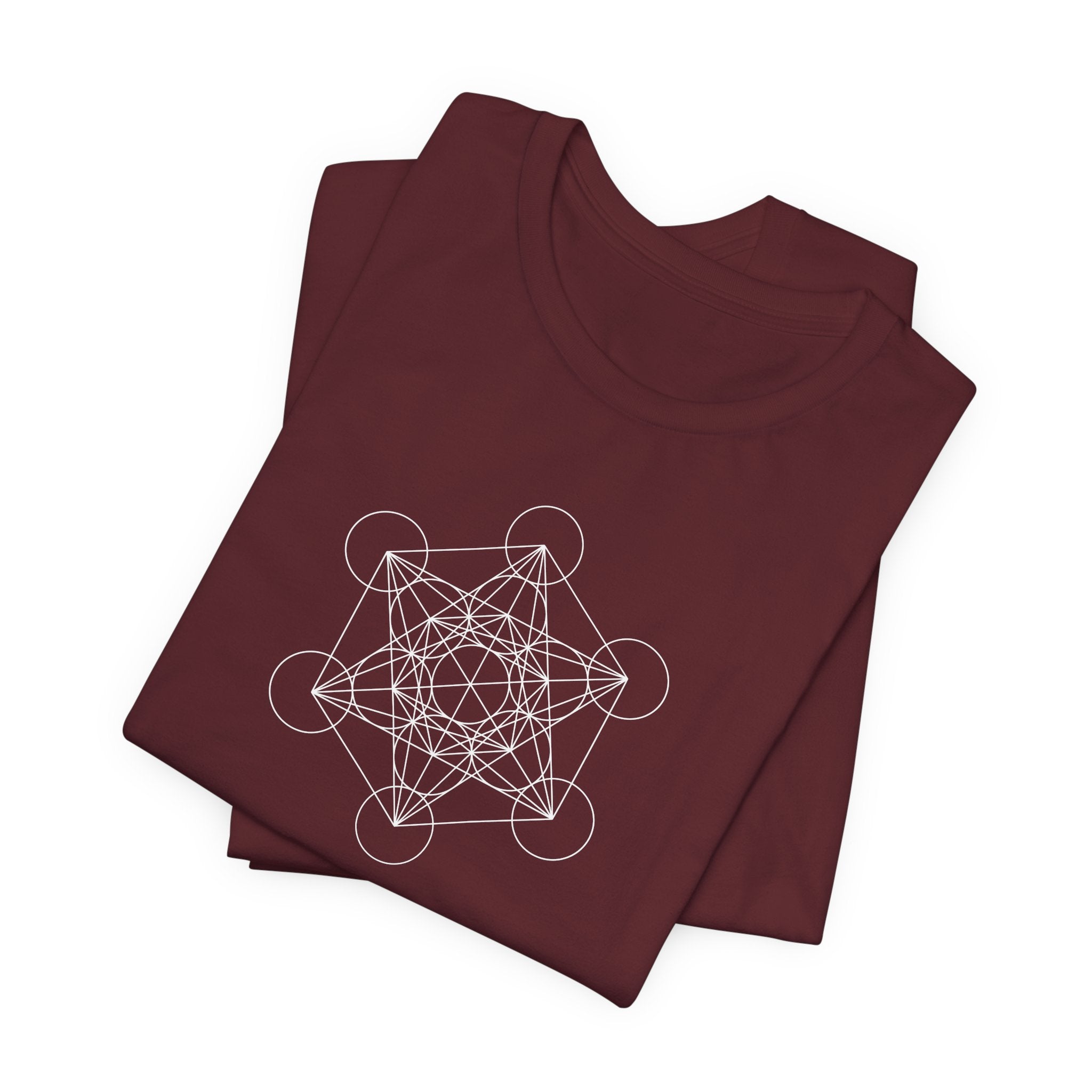 Metatron's Cube Sacred Geometry T-Shirt | Spiritual Shirt — Sacred Math Gift Archangel Tee