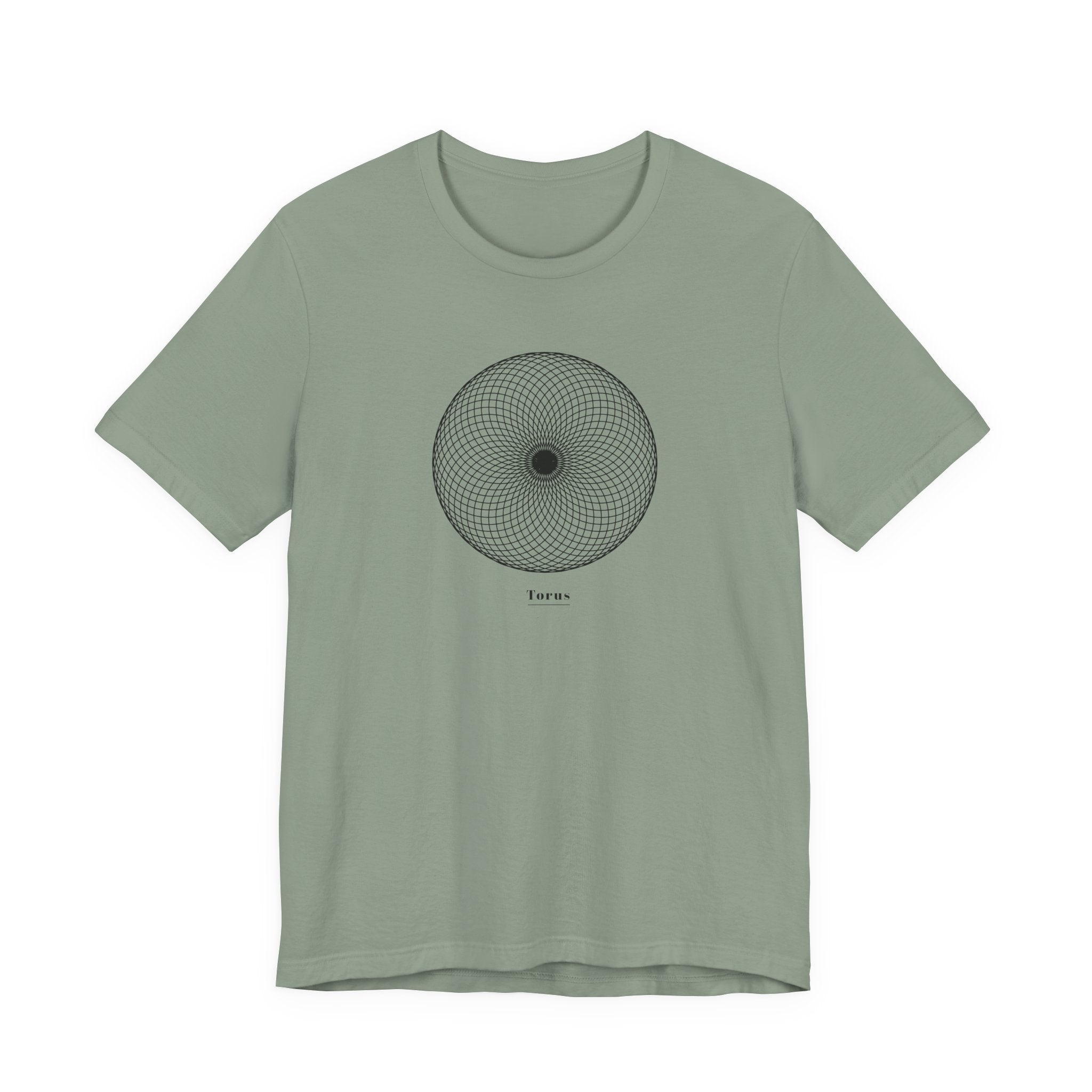 Torus Sacred Geometry T-Shirt | Energy Field Shirt — Spiritual Physics Tee Toroidal Flow