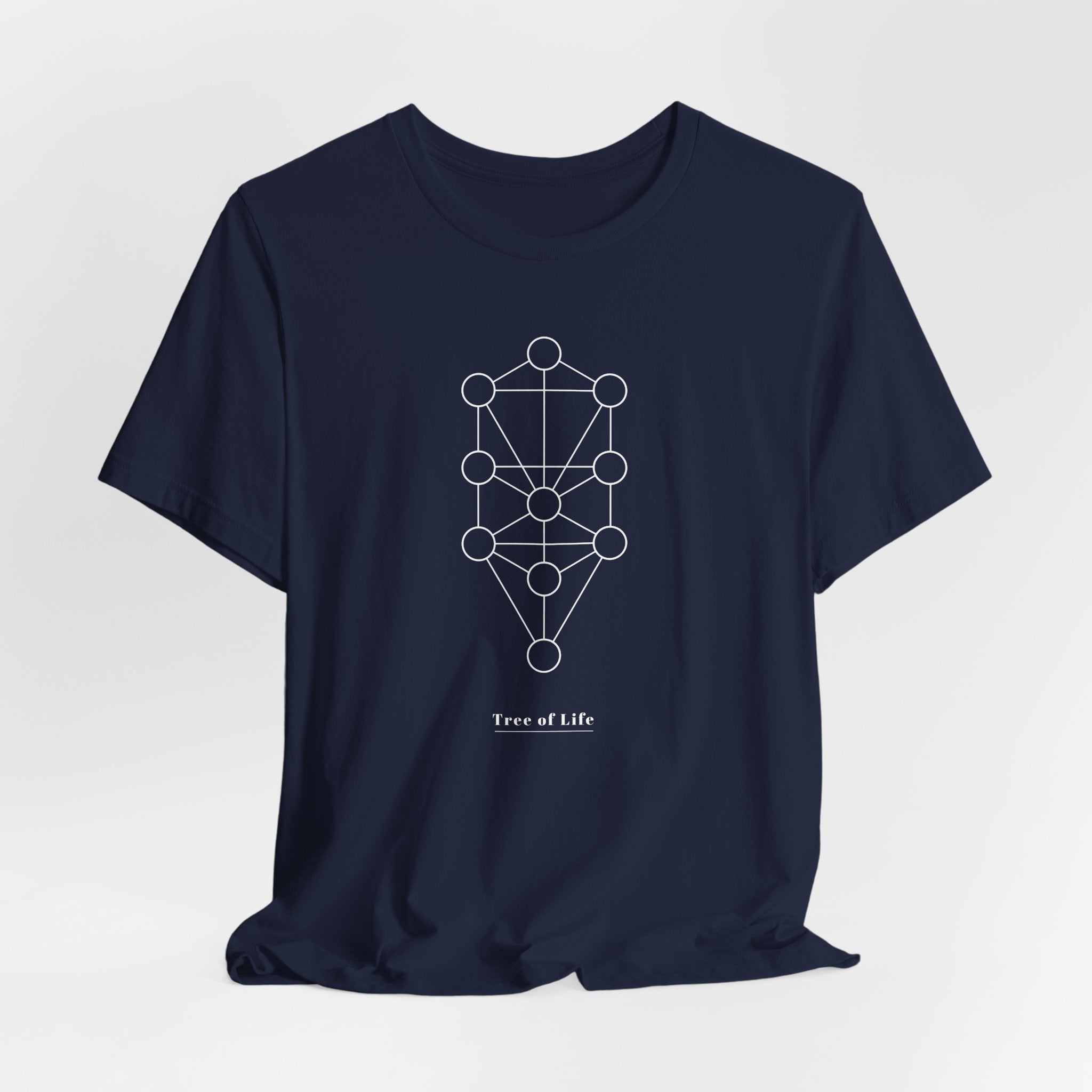 Tree of Life Sacred Geometry T-Shirt | Spiritual Nature Shirt — Mindfulness Gift Yoga Tee