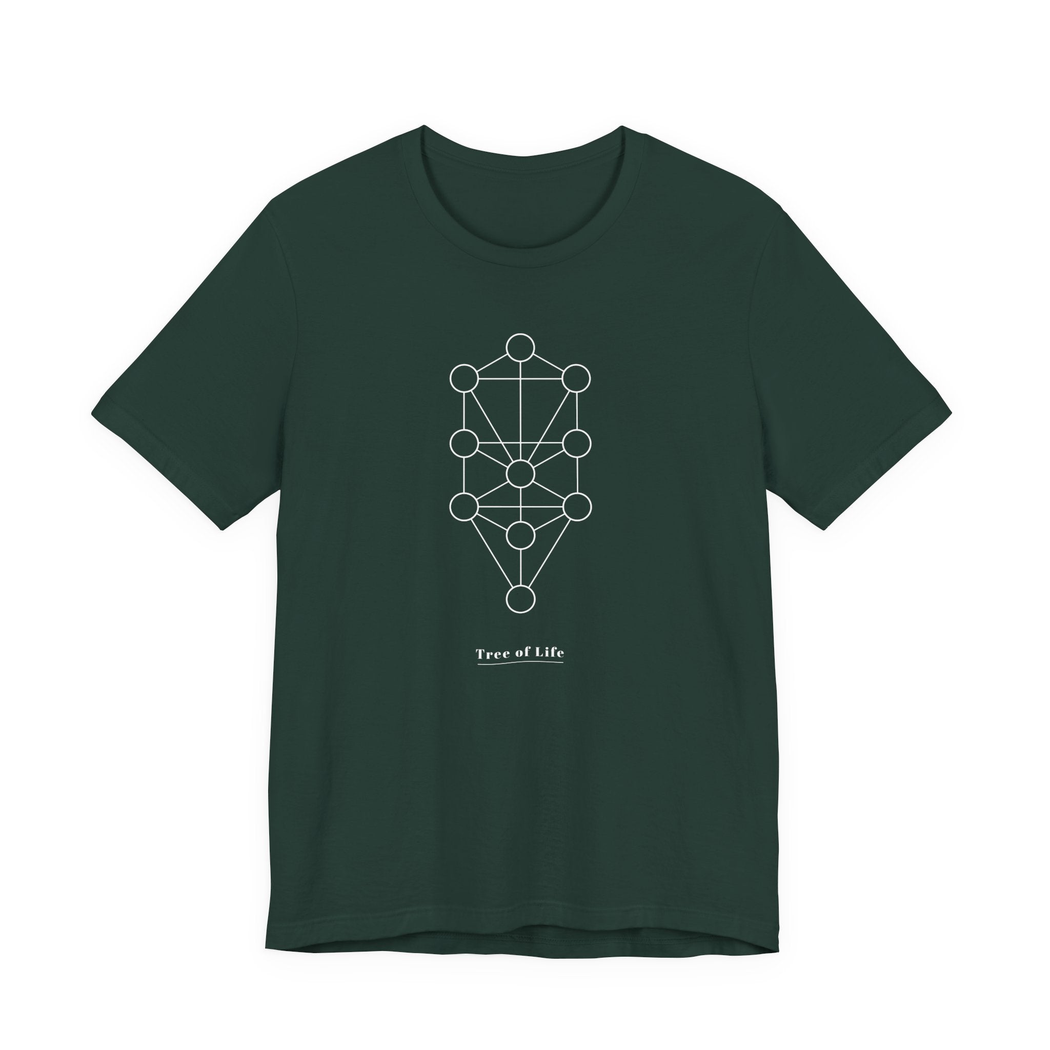 Tree of Life Sacred Geometry T-Shirt | Spiritual Nature Shirt — Mindfulness Gift Yoga Tee