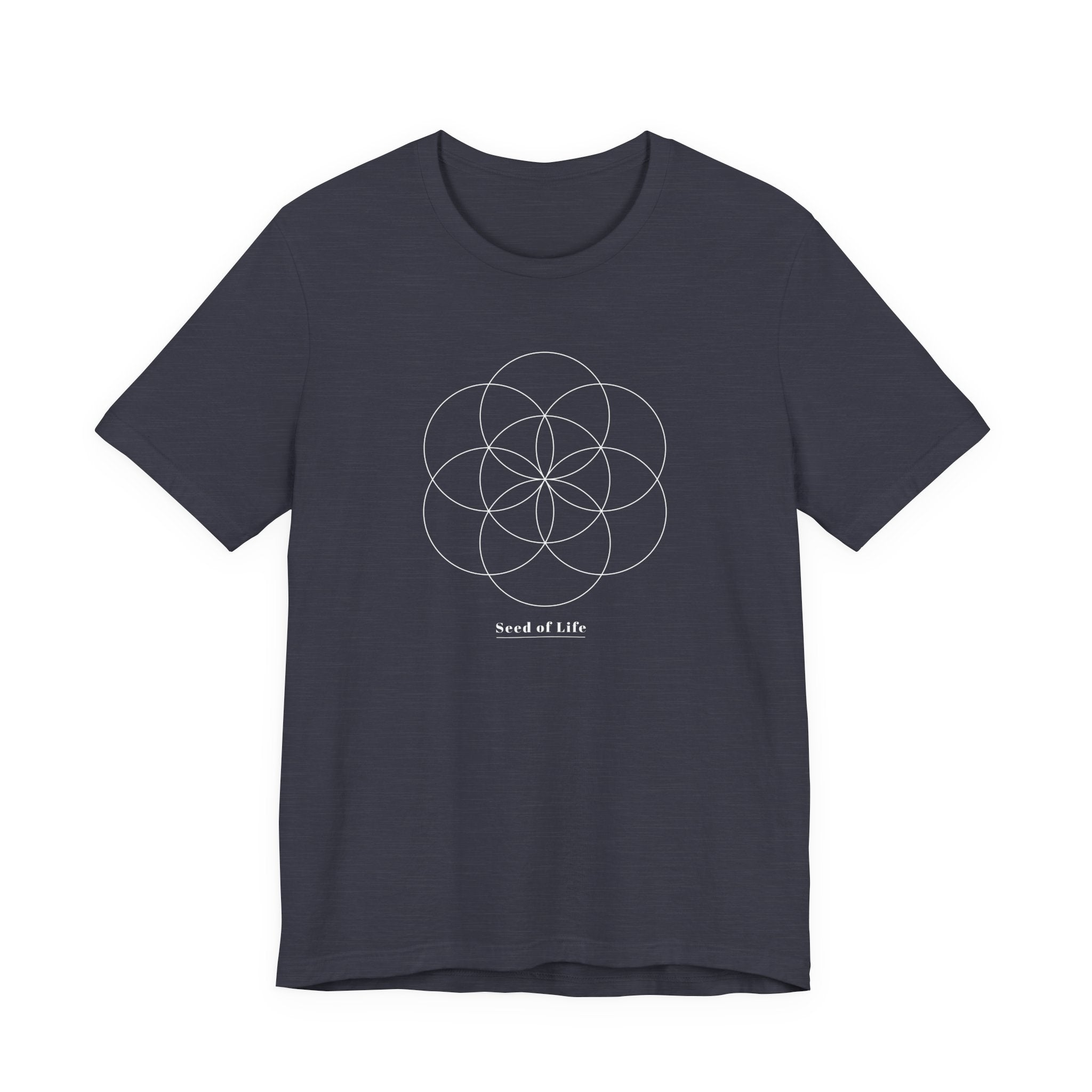 Seed of Life Sacred Geometry T-Shirt | Creation Symbol Shirt — Spiritual Gift Flower of Life Tee