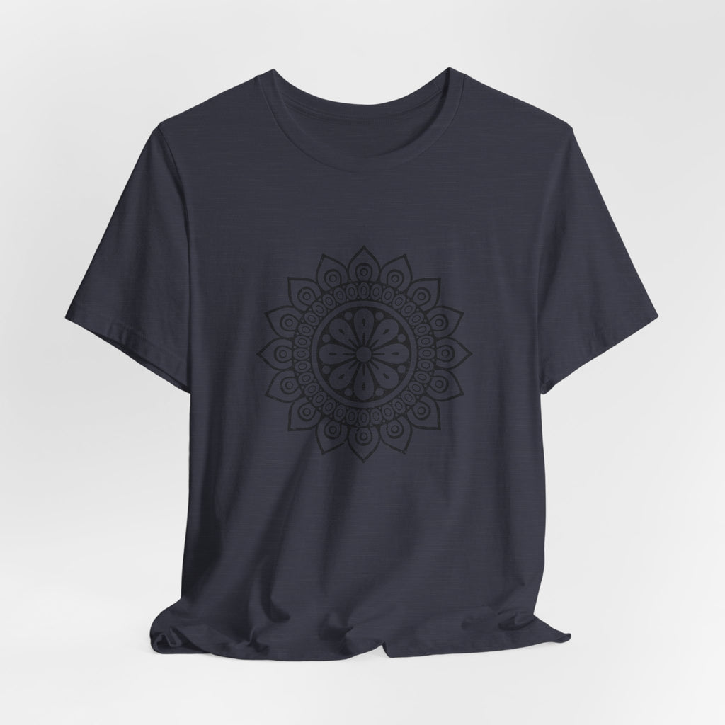 Mandala 8 Distressed T-Shirt | Spiritual Mandala Shirt — Sacred Geometry Gift Tee