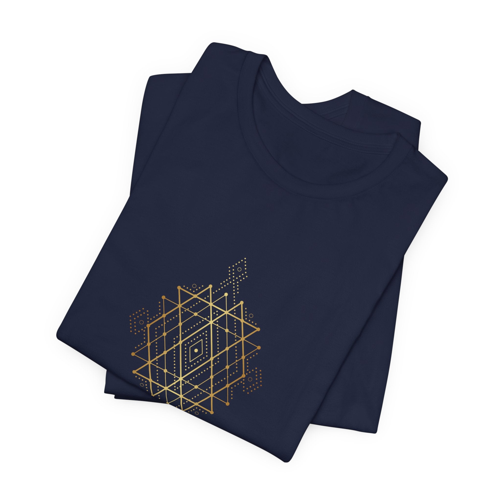 Intersecting Triangles Sacred Geometry T-Shirt | Spiritual Shirt — Sacred Math Cosmic Tee