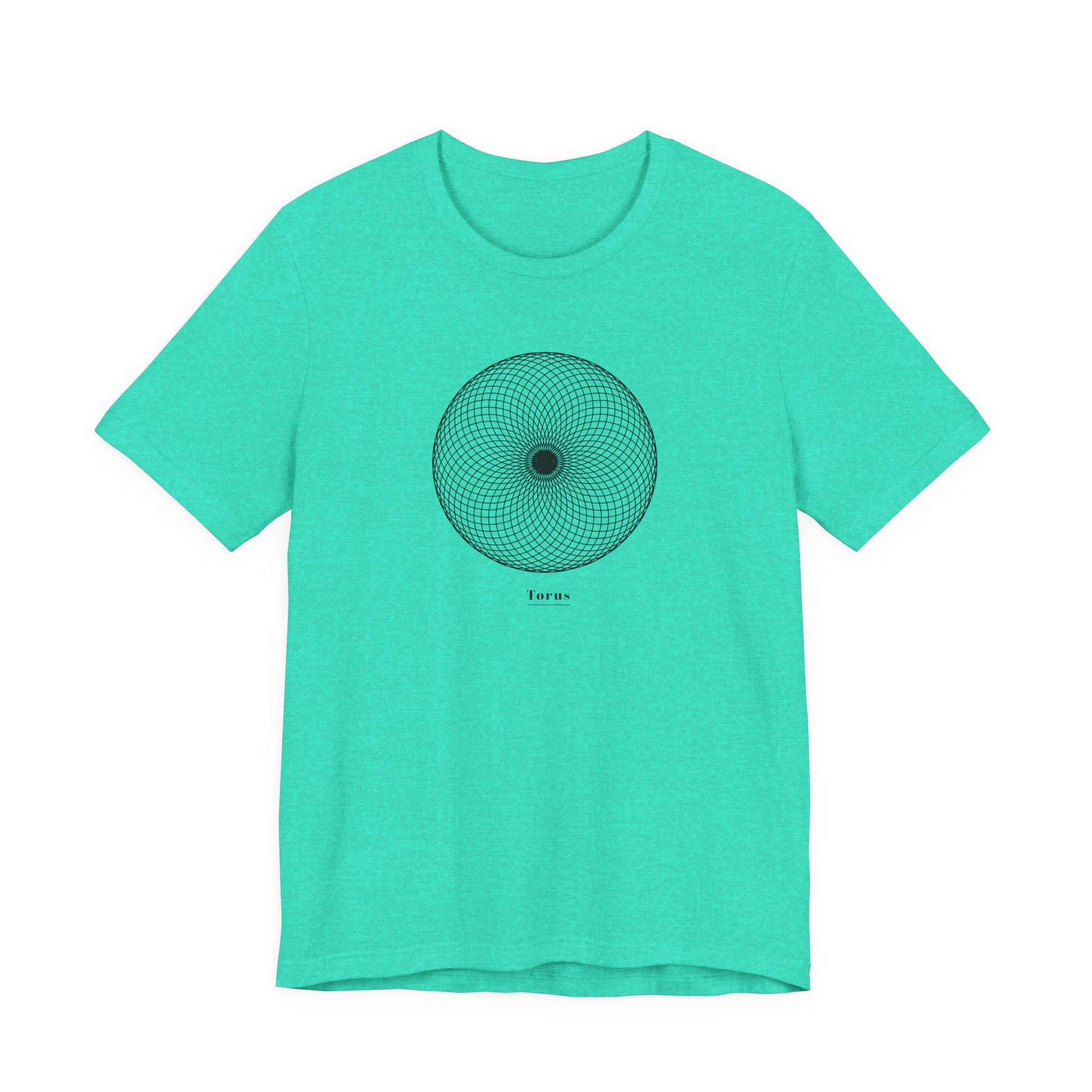 Torus Sacred Geometry T-Shirt | Energy Field Shirt — Spiritual Physics Tee Toroidal Flow
