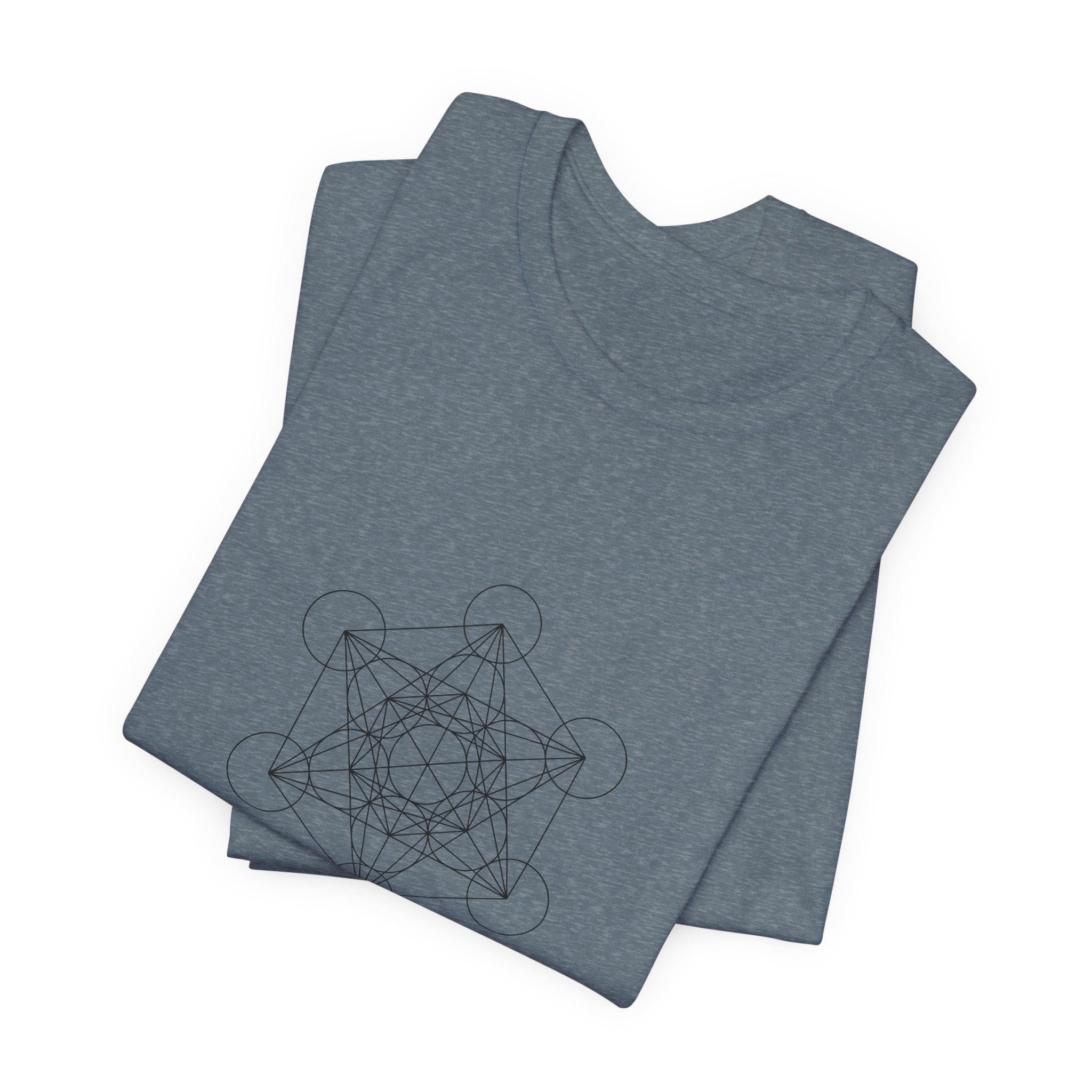 Metatron's Cube Sacred Geometry T-Shirt | Spiritual Shirt — Sacred Math Gift Archangel Tee