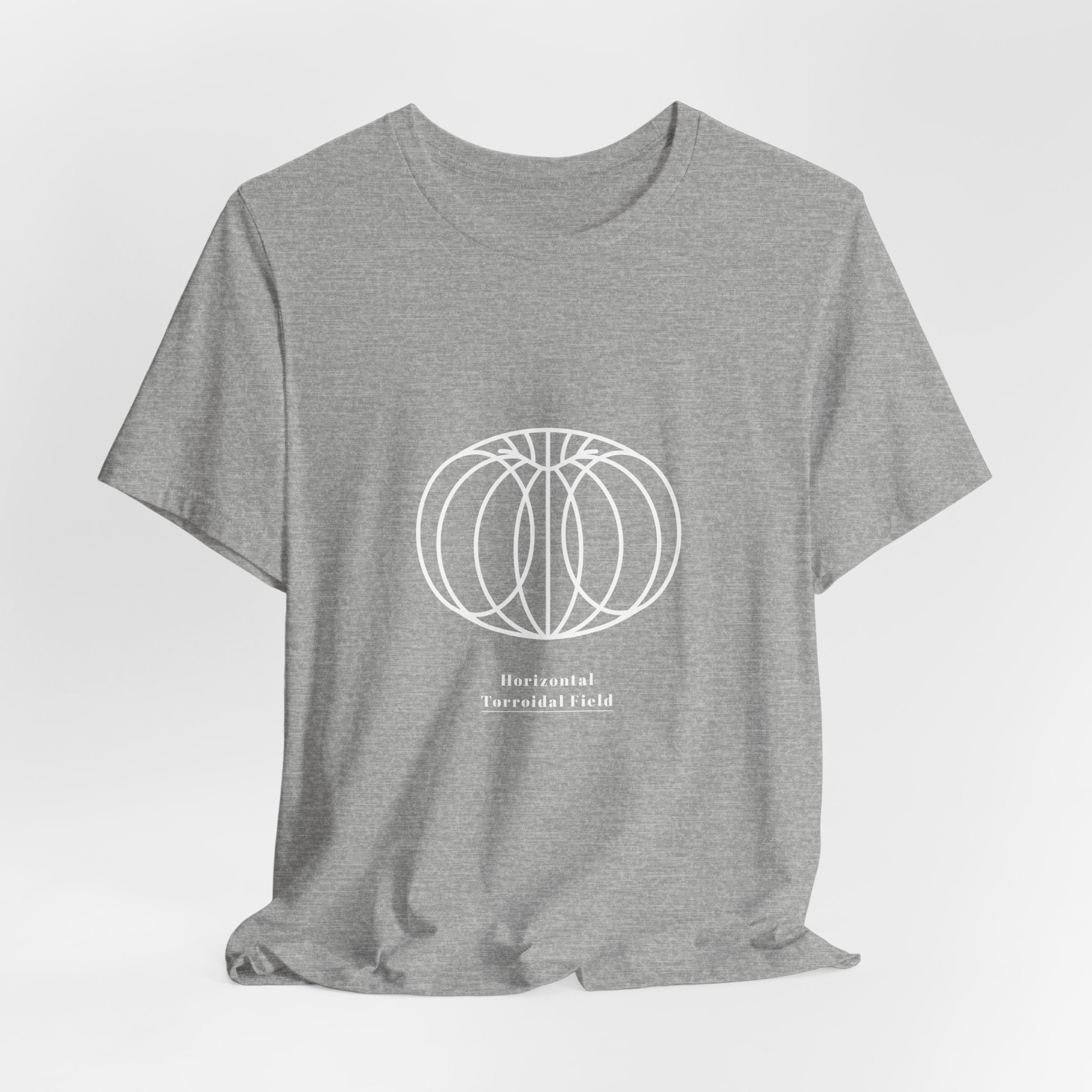 Toroidal Field Sacred Geometry T-Shirt | Energy Field Shirt — Universal Flow Spiritual Tee