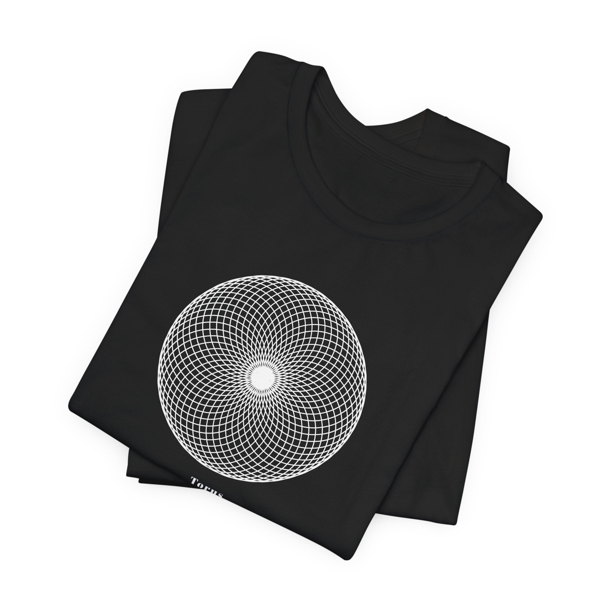 Torus Sacred Geometry T-Shirt | Energy Field Shirt — Spiritual Physics Tee Toroidal Flow